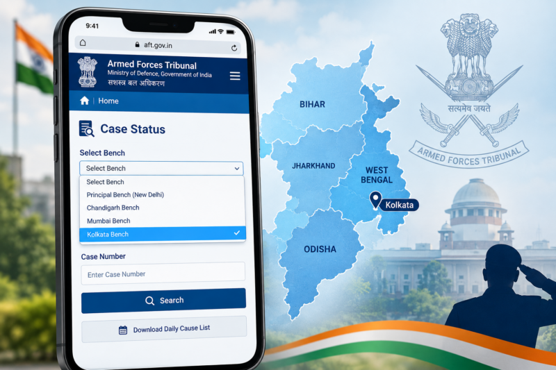 How to Check AFT Kolkata Case Status & Cause List Online