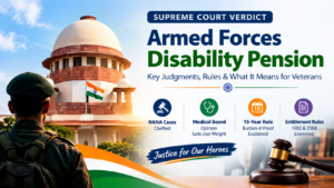 Armed Forces Disability Pension Supreme Court landmark verdict on NANA cases
