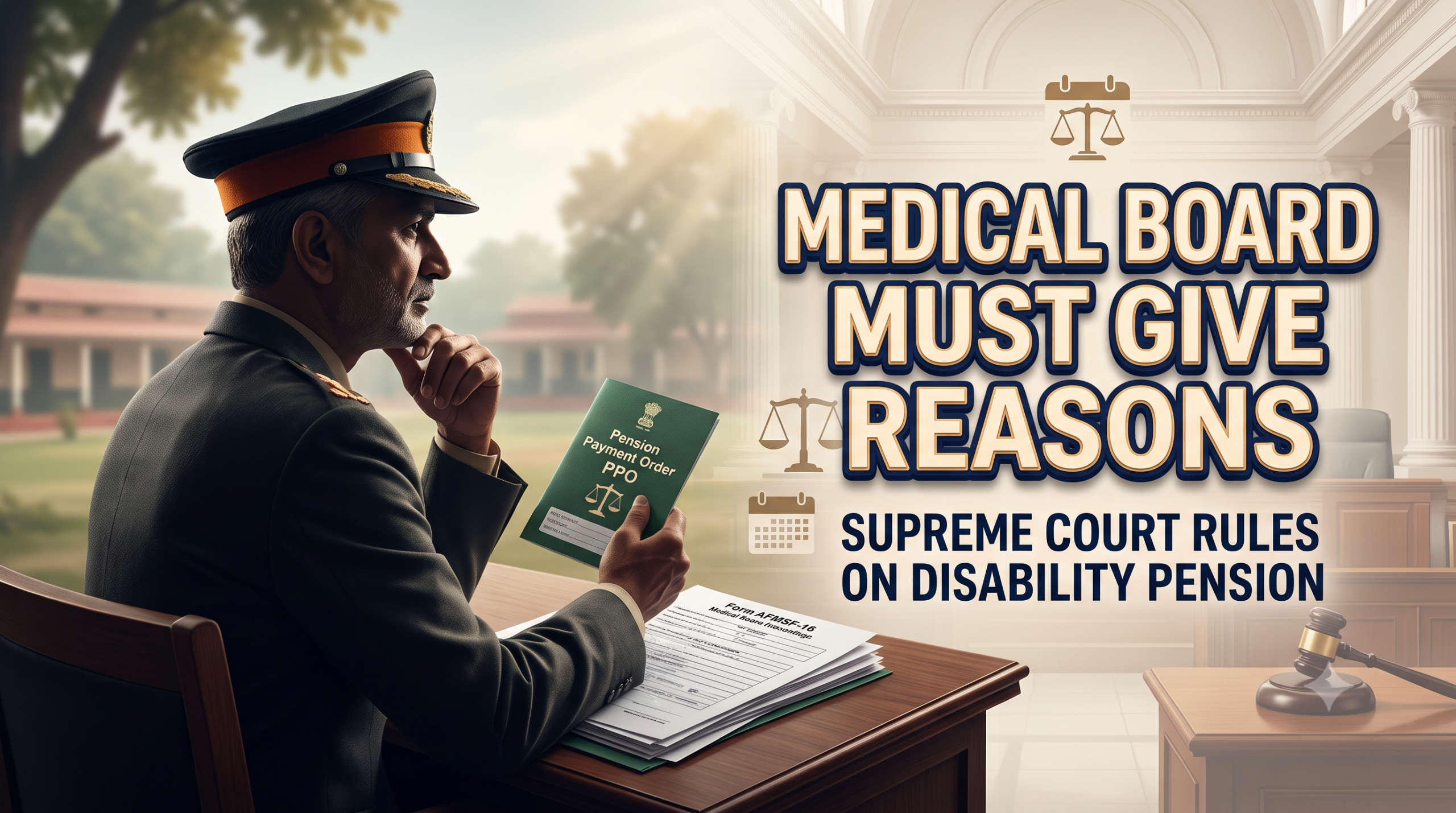 Medical Board Pension Rejection? How the 2025 SC Judgment Helps
