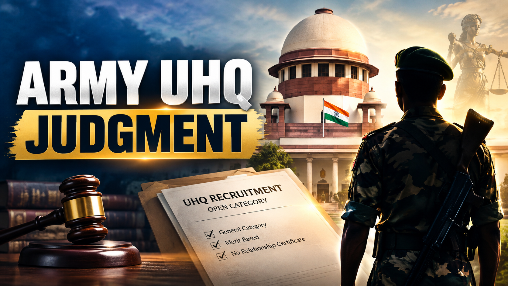 Supreme Court : Army Cannot Dismiss General Category UHQ Recruits Over Fake Certificates