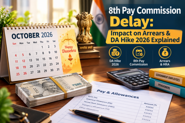 8th Pay Commission Delay: How It Impacts Your Arrears and Upcoming DA Hike